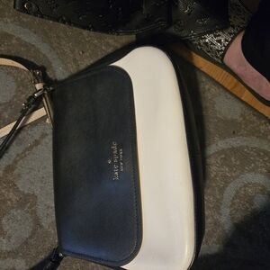 kate spade Two-Tone Black and White Crossbody Bag